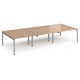 Adapt 6 Person Bench Desk | 1600mm Deep